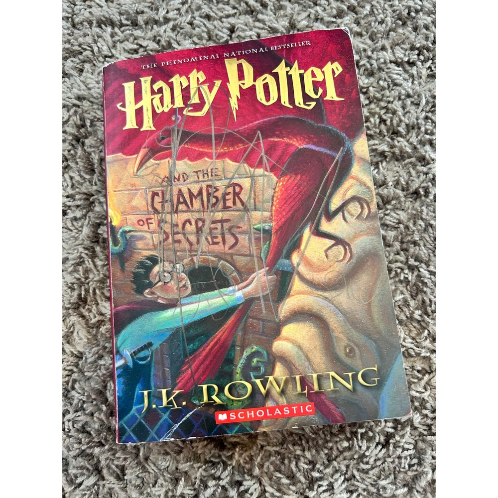 Harry Potter and the Chamber‎ of Secrets J.K. Rowling Scholastic Paperback Book